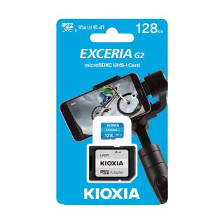 Karta pamięci microSD 128 GB UHS-I U1 Kioxia z adapterem KIOXIA
