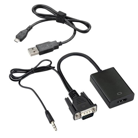 Adapter sygnału vga+audio na hdmi RTO
