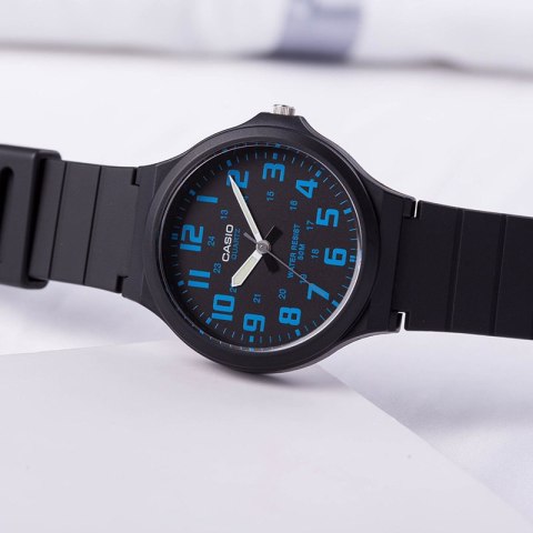 Casio ZEGAREK MĘSKI CASIO MW-240-2B (zd166d) - KLASYKA + BOX