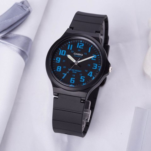 Casio ZEGAREK MĘSKI CASIO MW-240-2B (zd166d) - KLASYKA + BOX