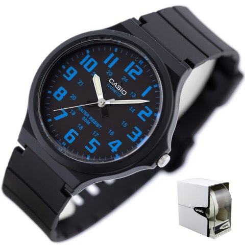 Casio ZEGAREK MĘSKI CASIO MW-240-2B (zd166d) - KLASYKA + BOX