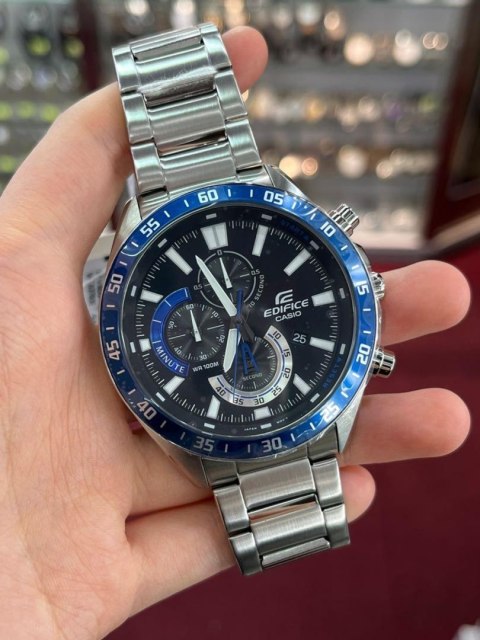 Casio Zegarek Męski Casio Edifice EFV-620D-1A2 + BOX