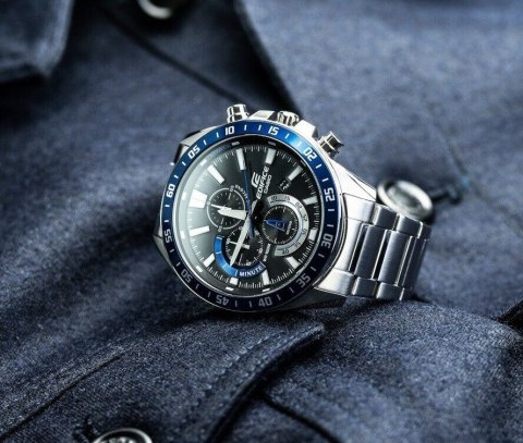 Casio Zegarek Męski Casio Edifice EFV-620D-1A2 + BOX