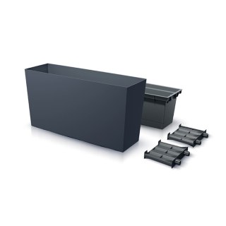 Doniczka URBI CASE MIDDLE DUC800M - antracytowy Prosperplast