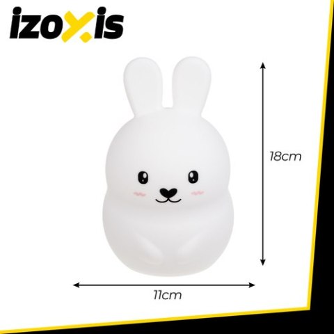 Lampka nocna RGB z pilotem - królik Izoxis 26204 IZOXIS