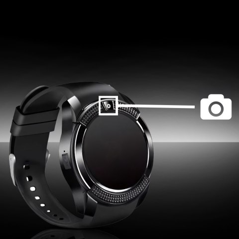 N084 smartwatch v8 zegarek smart watch pl karta sim sd RTO