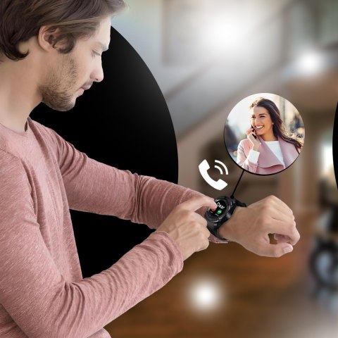N084 smartwatch v8 zegarek smart watch pl karta sim sd RTO
