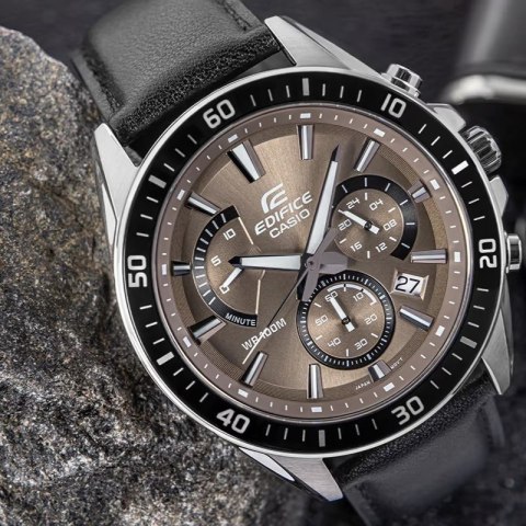 Casio ZEGAREK MĘSKI CASIO EDIFICE EFR-552L-5AVUEF - 10ATM (zd096c) + BOX