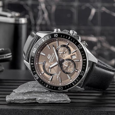 Casio ZEGAREK MĘSKI CASIO EDIFICE EFR-552L-5AVUEF - 10ATM (zd096c) + BOX