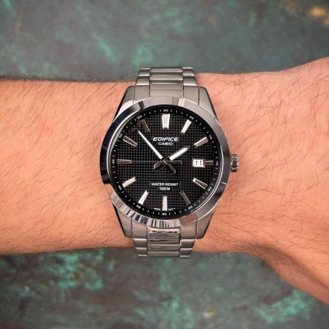 Casio Zegarek Męski Casio Edifice EFV-160D-1AVEF + BOX
