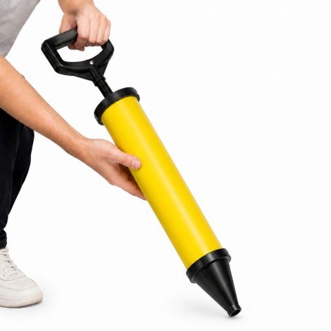 Pompka Do Fugowania Wyciskacz Budowlany Mas Betonu Silikonu 4 Końcówek 60cm LEAN