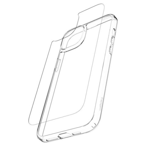 Etui pokrowiec na iPhone 15 Plus Airskin Hybrid - przezroczysty