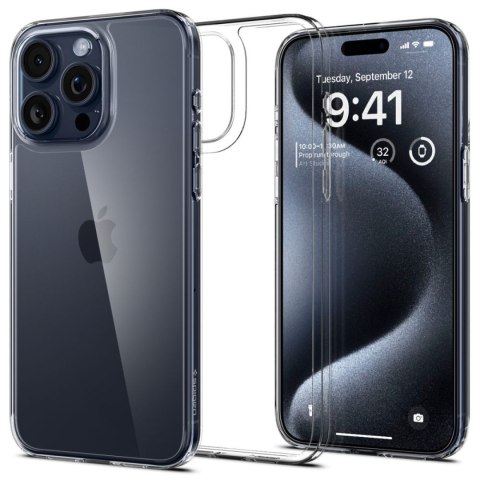 Etui pokrowiec na iPhone 15 Pro Airskin Hybrid - przezroczysty
