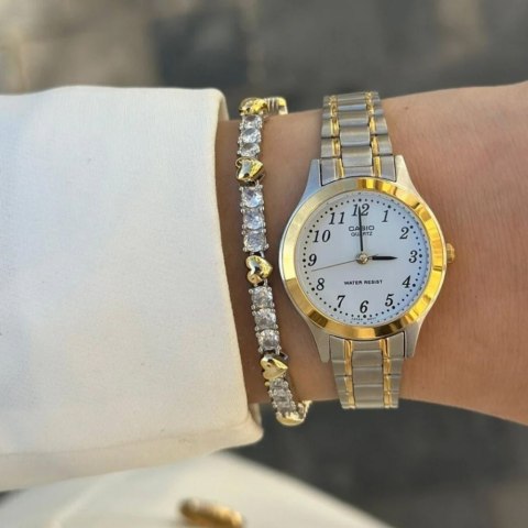Casio ZEGAREK DAMSKI CASIO LTP-1128G-7B (zd554b) + BOX