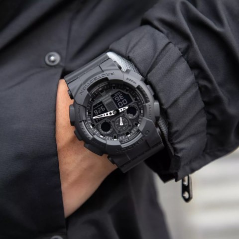 Casio ZEGAREK MĘSKI CASIO G-SHOCK GA-100-1A1ER (zd135a) + BOX
