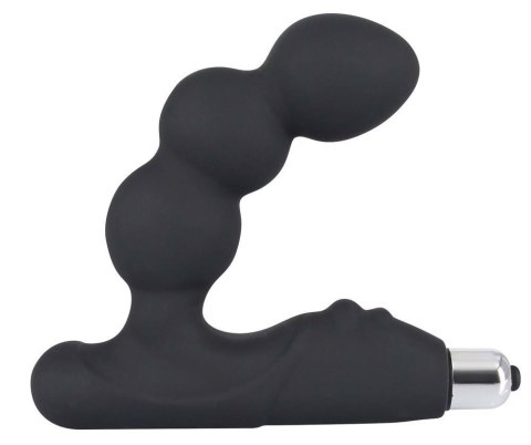 Masażer prostaty Rebel z wibracją czarny 14 cm