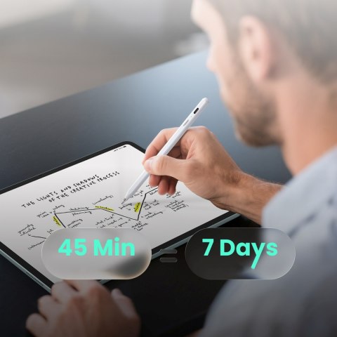 Rysik do iPada USB-C Pencil Air8 Pro - biały