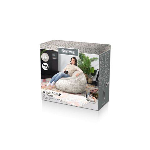 Dmuchany Fotel Szary Bestway 75052 BESTWAY