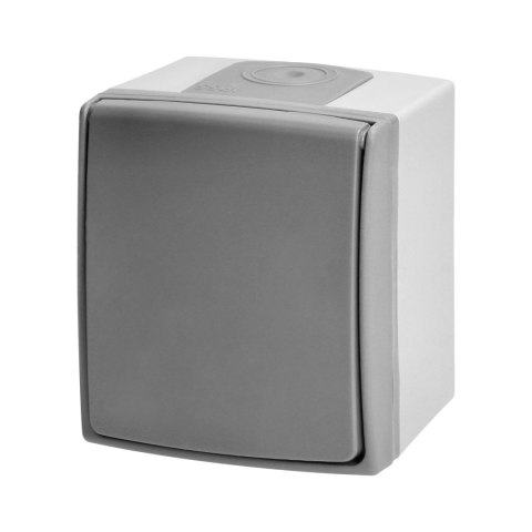 Gniazdo pojedyncze 2P+Z Schuko AQUATIC PRO IP55 szaro-grafitowe Orno