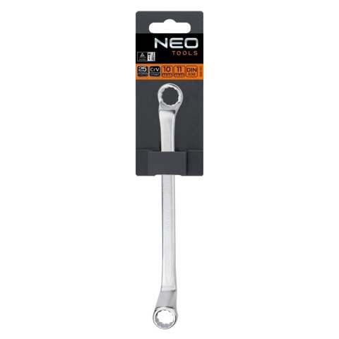 Klucz oczkowy odgięty 18 x 19 mm NEO TOOLS