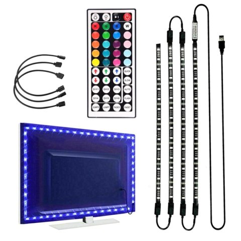 ZD4D Podświetlenie tv led rgb 4x50cm ATL