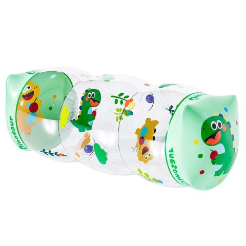Dmuchany Walec Wałek Do Raczkowania Dla Malucha Dinozaur 51 x22cm LEAN TOYS