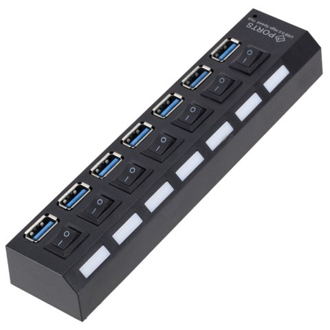 Hub usb rozdzielacz 7 portów rozgałęźnik usb 3.0 RTO