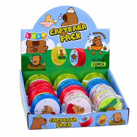 Jojo Kapibara Zabawka Zręcznościowa Świecące Kolorowe Yo-Yo 5,5 cm LEAN TOYS