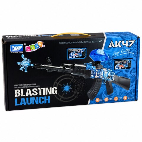 Karabin AK47 Pistolet Na Kulki Wodne Żelowe Automatyczny Elektryczny 70 cm LEAN TOYS