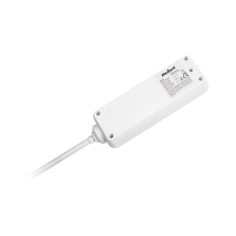 Przedłużacz 3 gniazda 1,5m typu niemieckiego bez przełącznika (3x1,0mm) Rebel biały Rebel