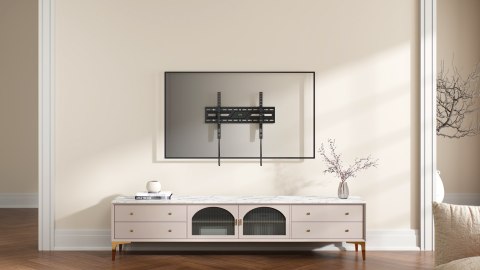 Uchwyt Basic do ściany 37-86 cali czarny LCD/KL38-46 Cabletech