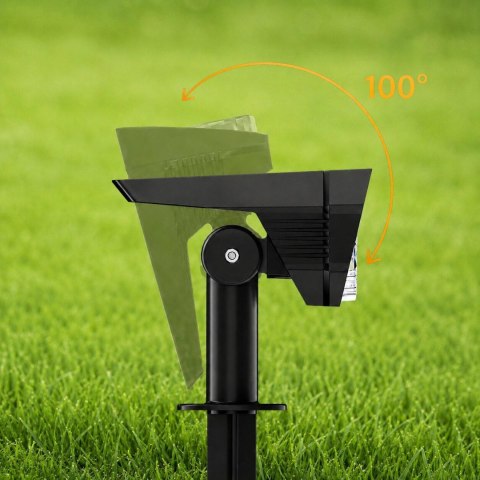 ZD202 Lampa solarna led wbijana reflektor czujnik zmierzchu ATL