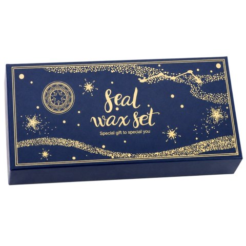 Zestaw Do Pieczęci Woskowych Stempel Wosk Lakowy Do Ozdabiania LEAN TOYS