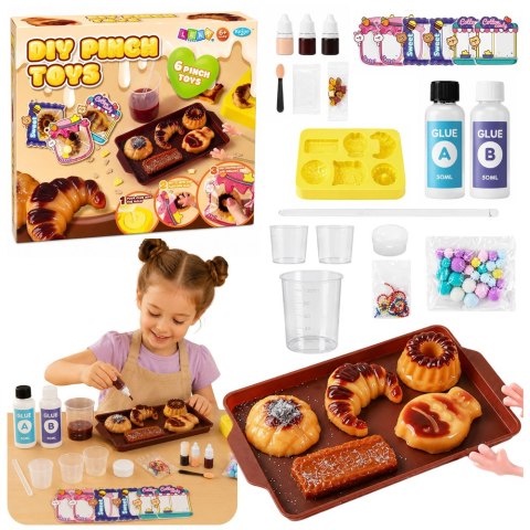 Zestaw Kreatywny Do Robienia Gniotków Słodkości Ciastek DIY Squishy LEAN TOYS