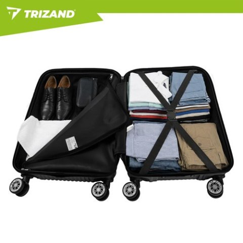 Zestaw walizek 3w1- czarne Trizand 26661 TRIZAND