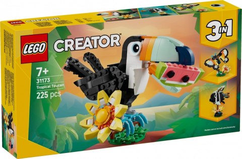 Klocki creator 31173 dzikie zwierzęta: tropikalny tukan LEGO