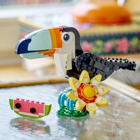 Klocki creator 31173 dzikie zwierzęta: tropikalny tukan LEGO