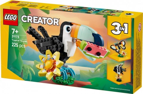 Klocki creator 31173 dzikie zwierzęta: tropikalny tukan LEGO