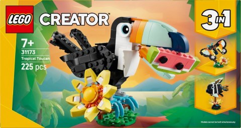 Klocki creator 31173 dzikie zwierzęta: tropikalny tukan LEGO