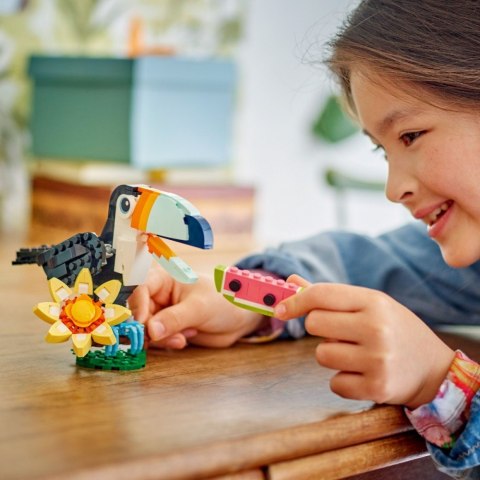 Klocki creator 31173 dzikie zwierzęta: tropikalny tukan LEGO