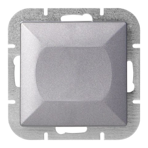 Łącznik schodowy p/t z podświeleniem Pearl, 10A, 250V, WP-5P/S, antracyt Orno