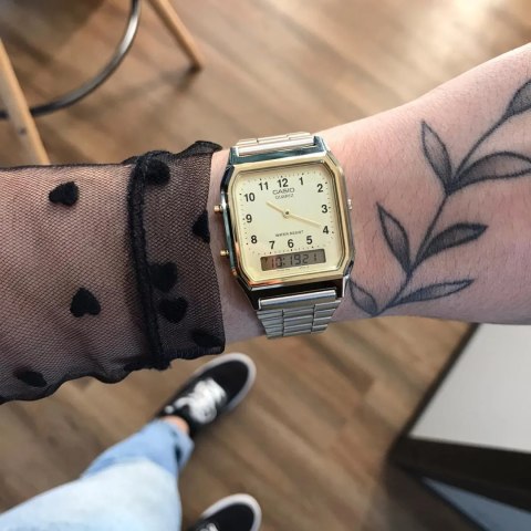 Casio ZEGAREK UNISEX CASIO AQ-230GA-9BMQ Vintage Maxi + BOX