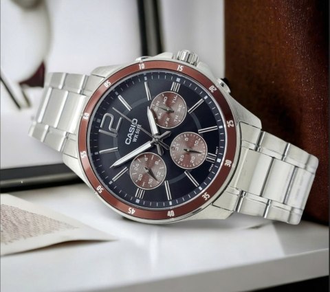 Casio Zegarek Casio Collection MTP-1374D-5A (zd063a)