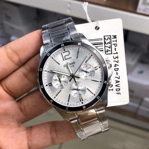 Casio Zegarek Męski Casio MTP-1374D-7A (zd063e) + BOX