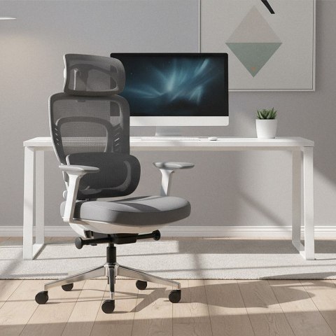 Fotel biurowy z masażem Visioner 6.1 Grey
