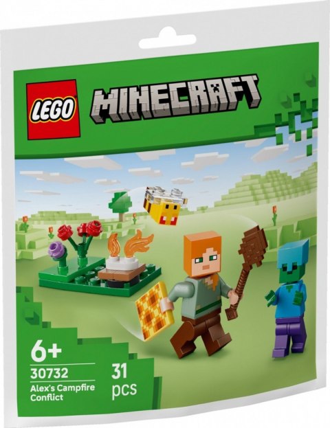 Klocki minecraft 30732 potyczka alex przy ognisku LEGO