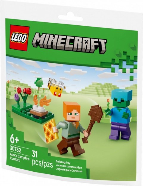 Klocki minecraft 30732 potyczka alex przy ognisku LEGO