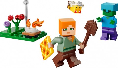 Klocki minecraft 30732 potyczka alex przy ognisku LEGO