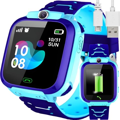 Smartwatch q12 / smartwatch q12 niebieski RTO