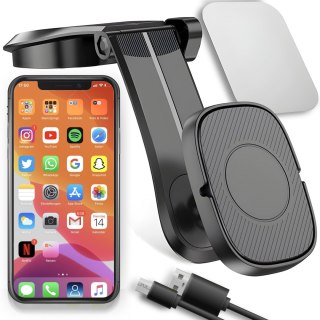 Uchwyt magnetyczny samochodowy na telefon auta magnes na deskę kokpit szybę RTO